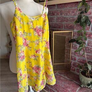 Lucca Couture Yellow Floral Dress from UO